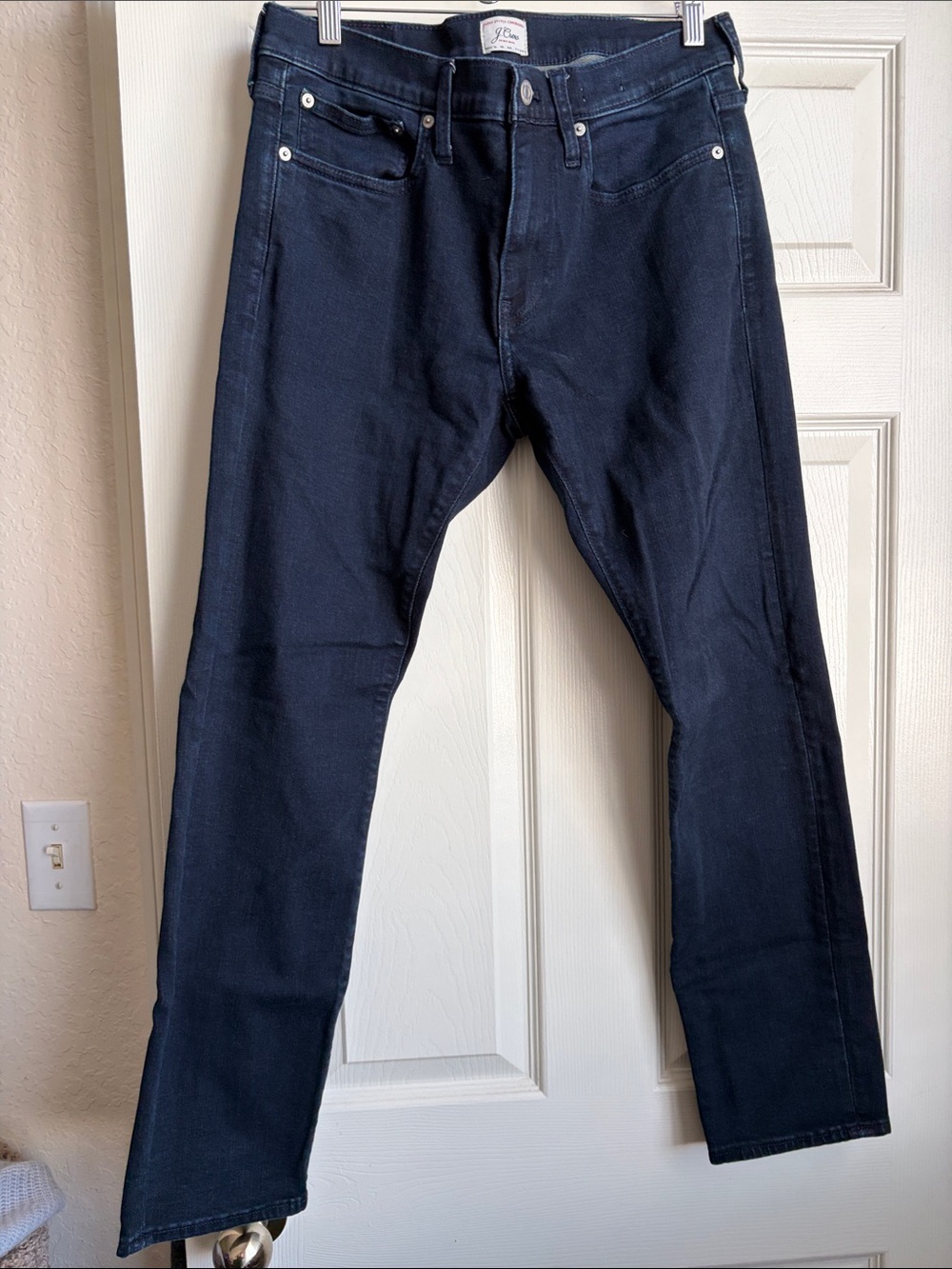 J. Crew Men's 484 Slim-fit stretch jean in deep lake wash